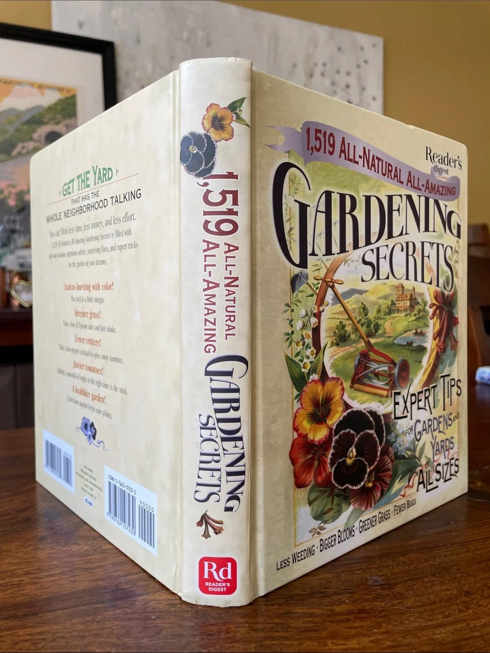 2 Hardcover Books Reader’s Digest Gardening Secrets + 75 Exciting Vegetables